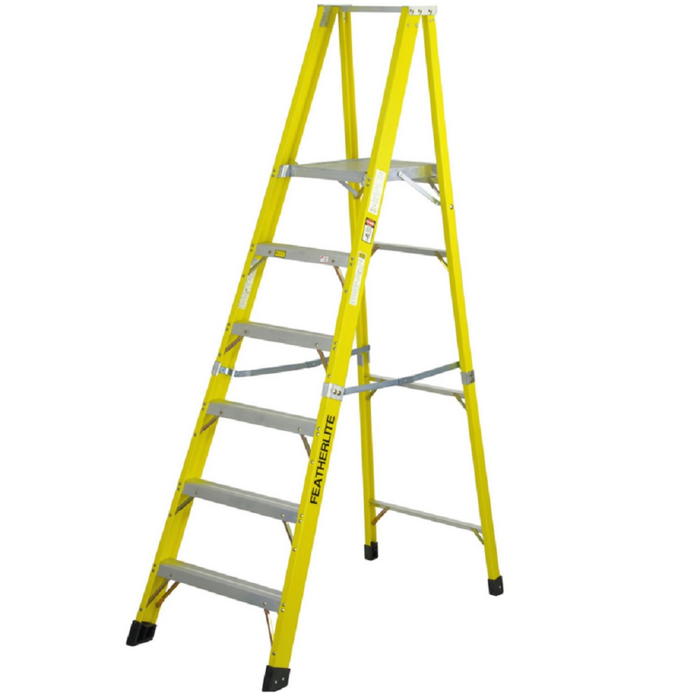 8′ Fiberglass Platform Ladder
